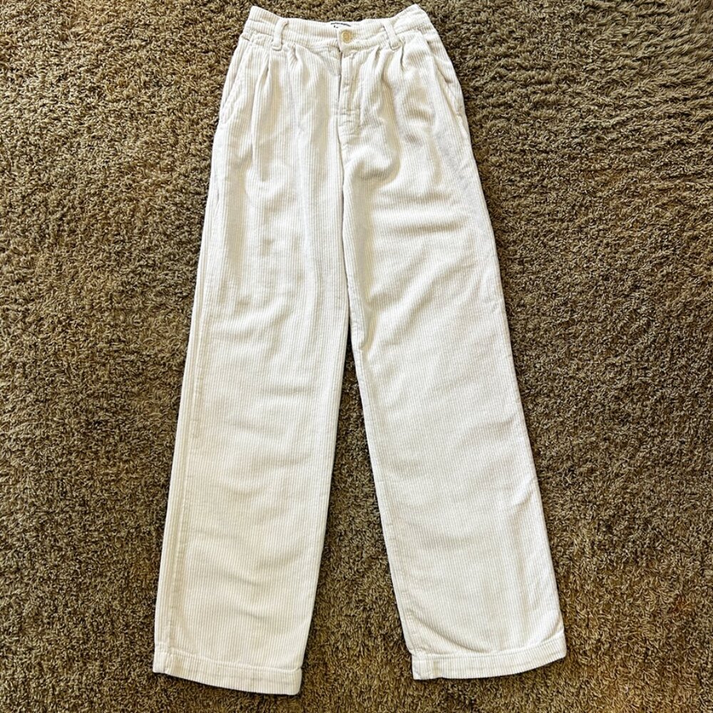 Reformation Cream Wide Leg Jumpsuit with Relaxed Fit